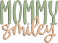 Mommy Smiley Typography Text Sticker