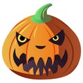 Jack-o-lantern vector artwork