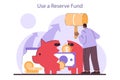 Use a reserve fund. Effective financial resource mobilization in conditions