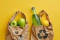 use of reusable or biodegradable packaging Royalty Free Stock Photo