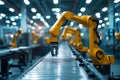 The use of robot arms in intelligent industrial factories