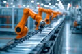 The use of robot arms in intelligent industrial factories