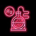 use in synthesis hydrogen neon glow icon illustration