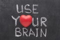 Use your brain Royalty Free Stock Photo