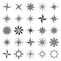Compass rose vector set. Isolated white background.