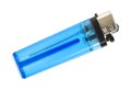 Used blue lighter Royalty Free Stock Photo