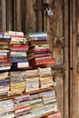 Used book shelf in Stone Town, Zanzibar, Tanzania