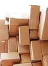 Used cardboard boxes Royalty Free Stock Photo