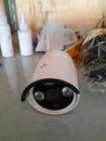 used cctv cameras that are not in use Royalty Free Stock Photo