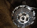 Used clutch basket and disc