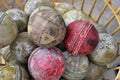 Used cricket ball Royalty Free Stock Photo