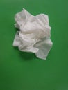used dirty tissue