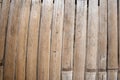 Used looking bamboo texture in bali Royalty Free Stock Photo
