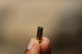 9mm Bullet Shell casing which is used Royalty Free Stock Photo