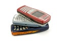 Used old Cell phones Royalty Free Stock Photo