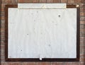 Used and old notice board in school Royalty Free Stock Photo