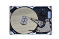 Used open computer hard drive isolated Royalty Free Stock Photo