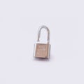 used padlock isolated on white background Royalty Free Stock Photo