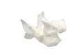 Used paper tissue on white Royalty Free Stock Photo