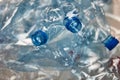 Used plastic bottles, selective focus, recycling problem, close-up Royalty Free Stock Photo