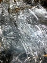 Used plastic wrap Royalty Free Stock Photo