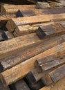 Used railroad ties