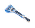 Used razor blades with handle