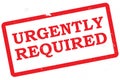 Urgently required stamp