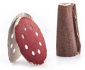 Used sandpaper Royalty Free Stock Photo