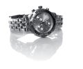 Used silver watch Royalty Free Stock Photo