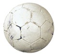 Used soccer ball Royalty Free Stock Photo