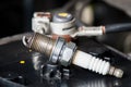 Used spark plugs