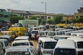 Used Taxi vehicles for sale at the market in Oshodi