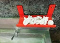 Used tissue paper,placed on the top of water sink Royalty Free Stock Photo