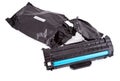 Used toner laser cartridge Royalty Free Stock Photo