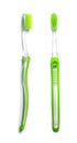 Used toothbrush from the top and from the side Royalty Free Stock Photo