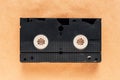 Used video casette tape, retro technology Royalty Free Stock Photo