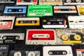 used vintage audio cassettes various types