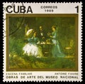 Used Cuban stamp