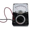 Used volt and ohm meter on a white background Royalty Free Stock Photo