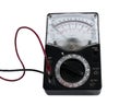 Used volt and ohm meter on a white background