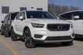 Used Volvo XC40 display. With supply issues, Volvo is buying and selling pre-owned cars to meet demand Royalty Free Stock Photo