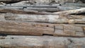 Used wood logs