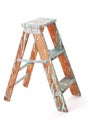 Used Wooden Step Stool Royalty Free Stock Photo