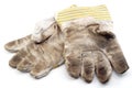 Used working gloves Royalty Free Stock Photo