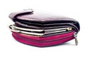 Used worn out ladies leather wallets