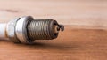 Used spark plug Royalty Free Stock Photo