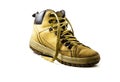 Used yellow boot