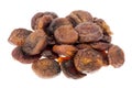 Useful dried fruits. Dried chocolate dried apricots