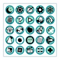 Useful Icons 1 - Version 1 Royalty Free Stock Photo